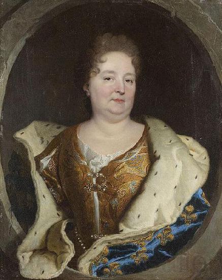 Hyacinthe Rigaud Portrait of Elisabeth Charlotte of the Palatinate Duchess of Orleans Germany oil painting art
